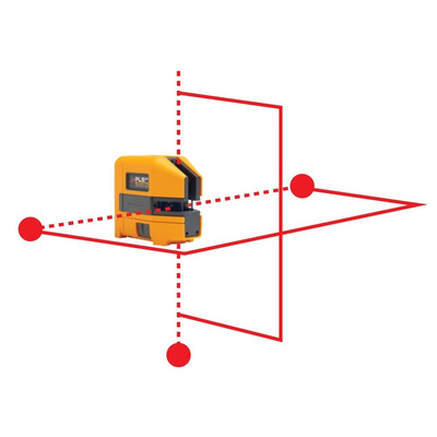 Fluke, 635Nm Red, 2 Line Laser Level
