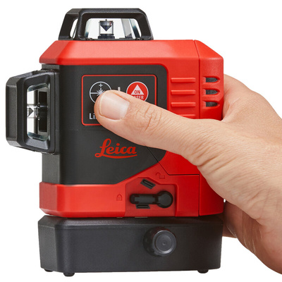 Leica, 635nm Red, 3 Line Laser Level, PreCal