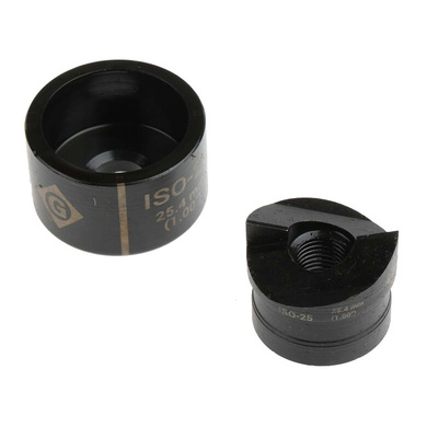 Greenlee Punch and Die Tool, 25.4mm, Circular, Hand Operation
