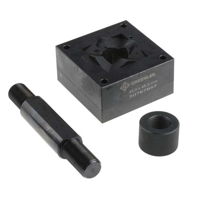 Greenlee Punch and Die Tool, 45 x 45mm, Square, Hydraulic Operation