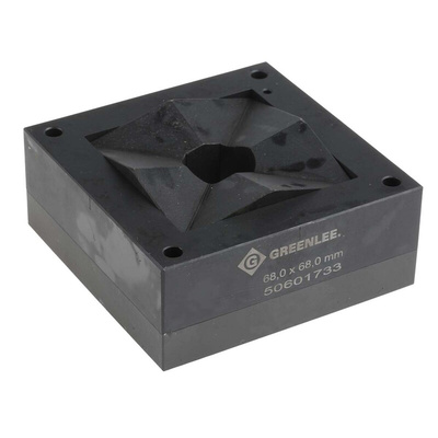 Greenlee Punch and Die Tool, 68 x 68mm, Square, Hydraulic Operation