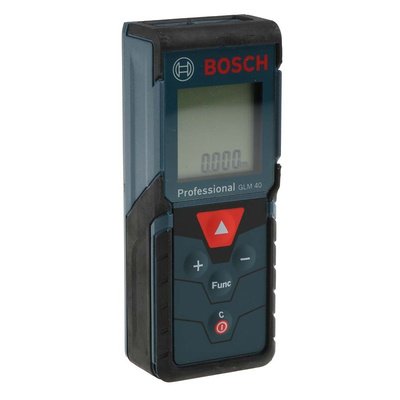 Bosch GLM 40 Laser Measure, 0.15 → 40m Range, ±1.5 mm Accuracy