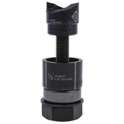 Greenlee Punch Set, 22.5mm, Round, Hand Operation