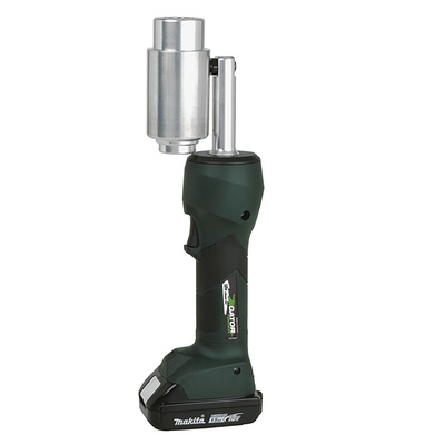 Greenlee Punch and Die Tool With Various Contents, 138 x 138 (Special Shape Punch) mm, 150/63 (Round Punch) mm,