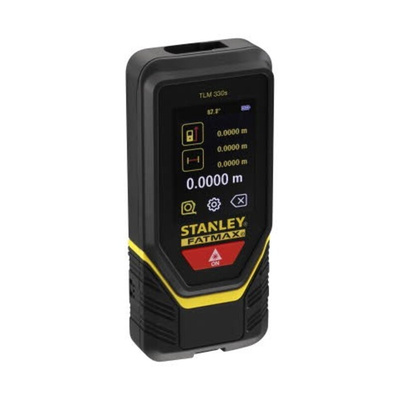 Stanley TLM330s Laser Measure, 0.5 → 100m Range, ±1.5 mm @10m Accuracy