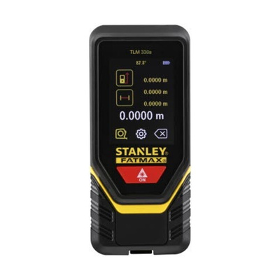 Stanley TLM330s Laser Measure, 0.5 → 100m Range, ±1.5 mm @10m Accuracy