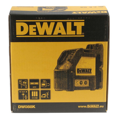 DeWALT DW088-XJ Red, 2 Line Laser Level