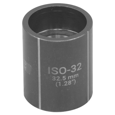 Greenlee , 1 Piece Punch & Die Combinations With Punch & Die ISO 32 (32.5 mm), 32.5mm
