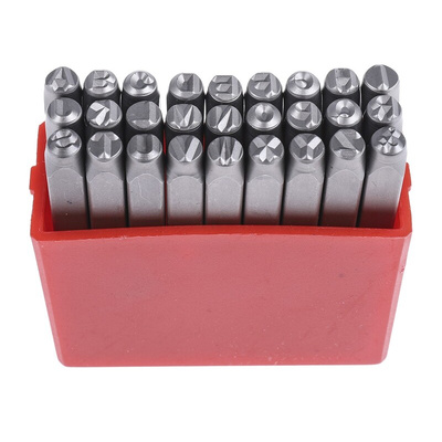 RS PRO 4mm x 27 Piece Engraving Letter Punch Set, (Letters: A → Z)