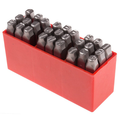 RS PRO 8mm x 27 Piece Engraving Letter Punch Set, (Letters: A → Z)