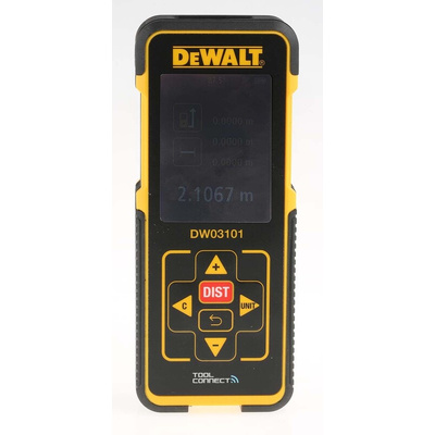 DeWALT DW03101-XJ Laser Measure, 10 → 100m Range, ±1 mm/m Accuracy