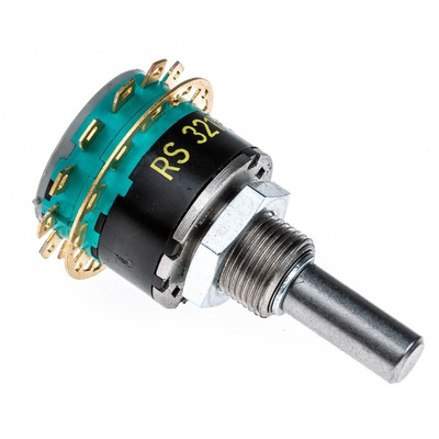 NSF GX non short, 12 Position SP12T Rotary Switch, 250 mA @ 60 V, Solder