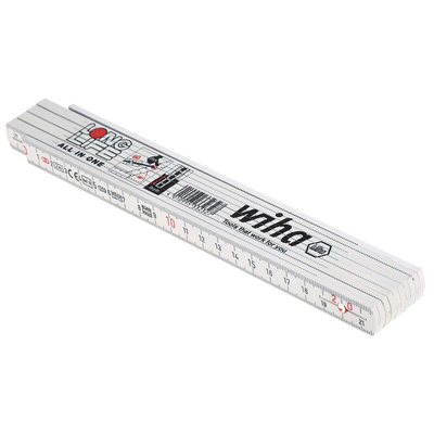 Wiha 2m Plastic Metric Folding Ruler