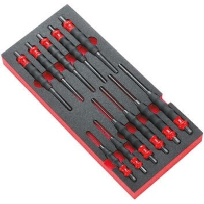 Facom 11-Piece Punch Set, Pin Punch, 2 → 8 mm Shank
