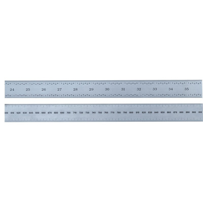 RS PRO 900mm Steel Imperial, Metric Ruler, With UKAS Calibration