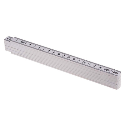 RS PRO 2m Plastic Metric Folding Ruler