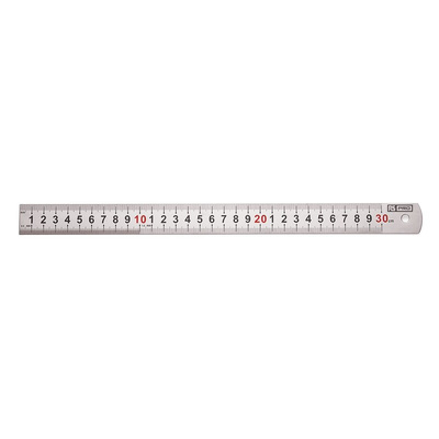 RS PRO 300mm Stainless Steel Metric Ruler