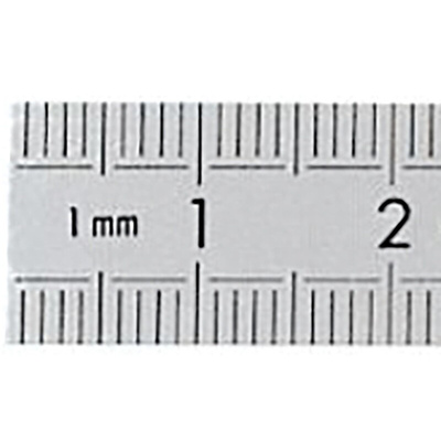 Facom 150mm Stainless Steel Metric Ruler, With UKAS Calibration