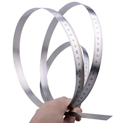MikronTec 1m Stainless Steel Metric Ruler, With UKAS Calibration
