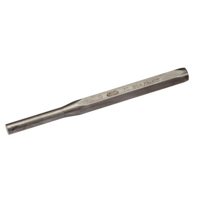 SAM 1-Piece Punch, Short Pin Punch, 8 mm Shank, 126 mm Overall