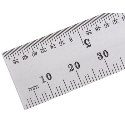 Starrett 150mm Steel Imperial, Metric Ruler