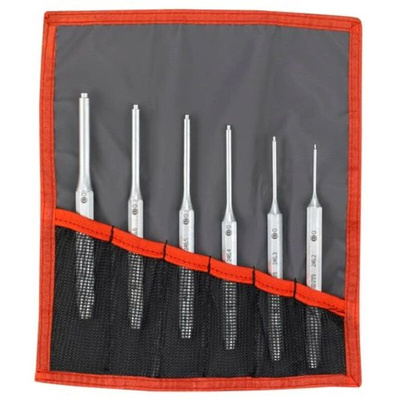 Facom 6-Piece Punch Set, 2 mm, 3 mm, 4 mm, 5 mm, 6 mm, 8 mm Shank