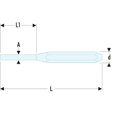Facom 1-Piece Punch, Drift Punch, 5 mm Shank, 150 mm Overall
