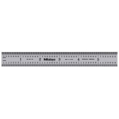 Mitutoyo 150mm Steel Imperial, Metric Ruler