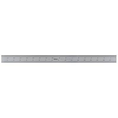 Mitutoyo 450mm Steel Imperial, Metric Ruler, With UKAS Calibration