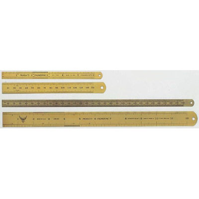 RS PRO 150mm Steel Imperial, Metric Ruler