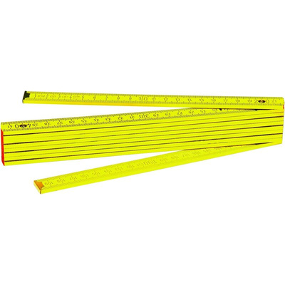CK 2m Wood Metric Folding Ruler