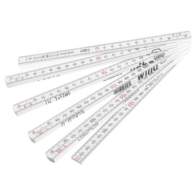 Wiha 2m Plastic Metric Folding Ruler