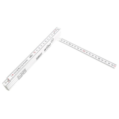 Wiha 2m Plastic Metric Folding Ruler