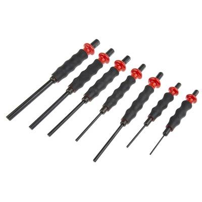 Facom 7-Piece Punch Set, Anti-Vibration Punch, 2 → 10 mm Shank
