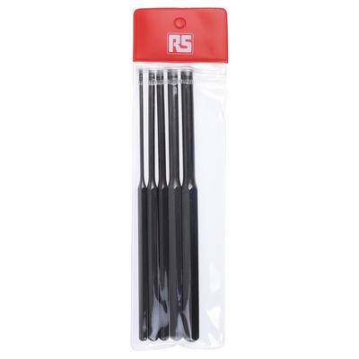 RS PRO 5-Piece Punch Set, Parallel Pin Punch, 3 → 9.5 mm Shank