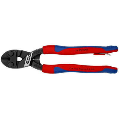 Knipex 71 02 200 T 200 mm High Performance Chrome Vanadium Steel Compact bolt cutter