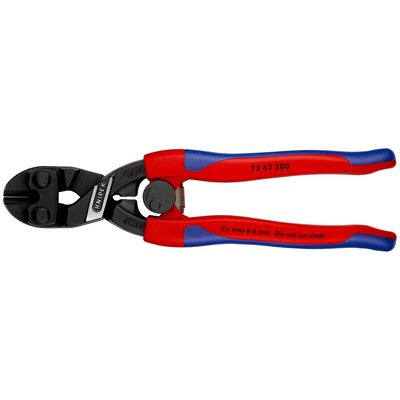 Knipex 72 62 200 200 mm High Performance Chrome Vanadium Steel Compact bolt cutter