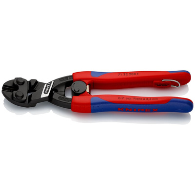 Knipex 71 22 200 T 200 mm High Performance Chrome Vanadium Steel Compact bolt cutter