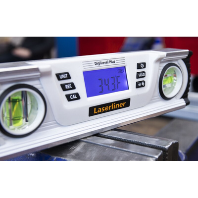 Laserliner 240mm Magnetic, LCD Inclinometer, User Calibrated