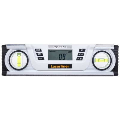 Laserliner 240mm Magnetic, LCD Inclinometer, User Calibrated