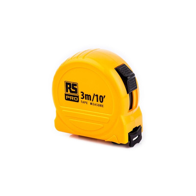 RS PRO 3m Tape Measure, Metric & Imperial