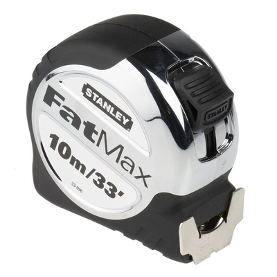 Stanley FatMax 10m Tape Measure, Metric & Imperial, With RS Calibration