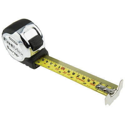 Stanley FatMax 5m Tape Measure, Metric & Imperial, With RS Calibration