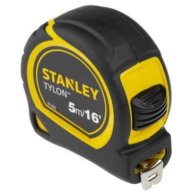 Stanley Tylon 5m Tape Measure, Metric & Imperial, With RS Calibration