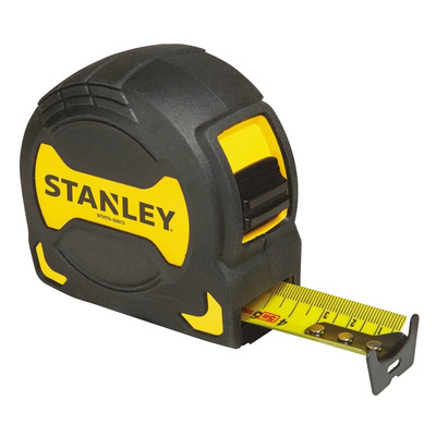 Stanley 3m Tape Measure, Metric & Imperial, With RS Calibration