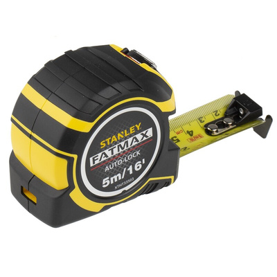 Stanley FatMax 5m Tape Measure, Metric & Imperial, With RS Calibration