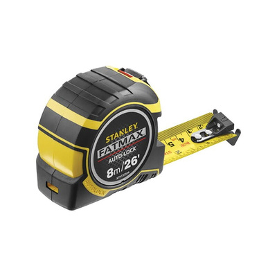 Stanley FatMax 8m Tape Measure, Metric & Imperial, With RS Calibration
