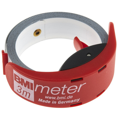 BMI BMI 3m Tape Measure, Metric, With RS Calibration