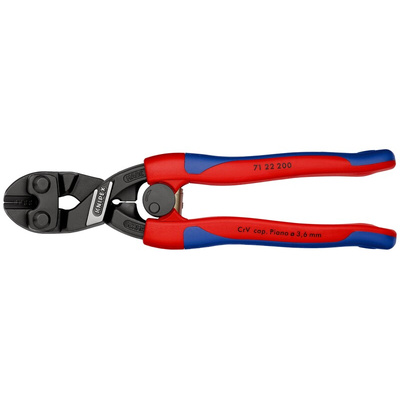 Knipex 71 22 200 200 mm Chrome Vandium Steel Compact bolt cutter