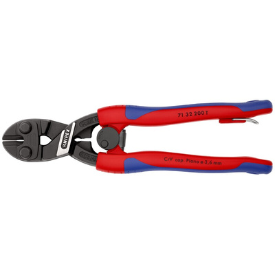 Knipex 71 32 200 T 200 mm Chrome Vandium Steel Compact bolt cutter